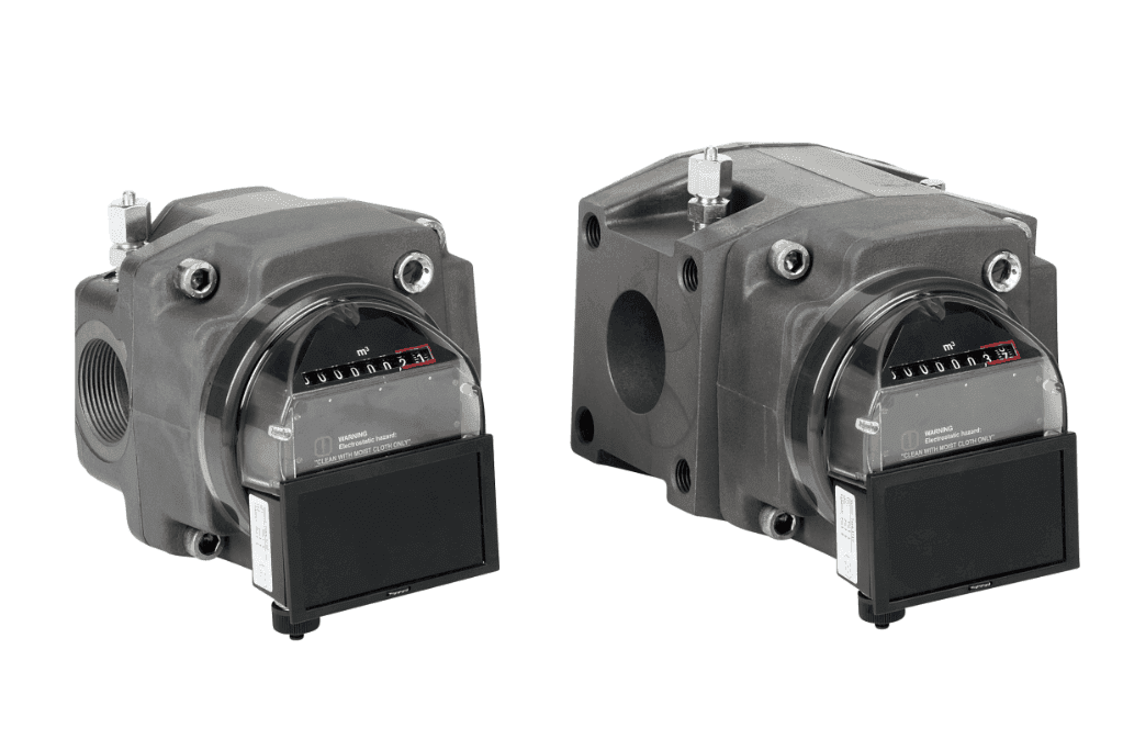 Bajonet adapter van kunststof voor gasmeters