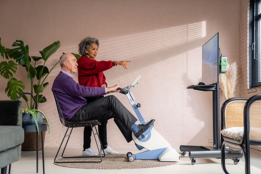 Bevestigingssysteem voor interactieve fietservaringen